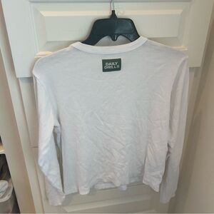 Daily Drills White Long Sleeve Women's Top